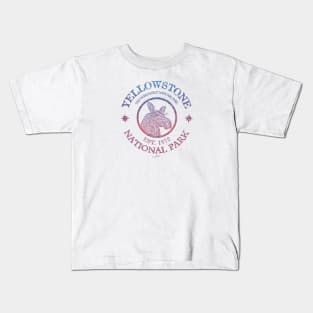 Yellowstone National Park Moose Kids T-Shirt